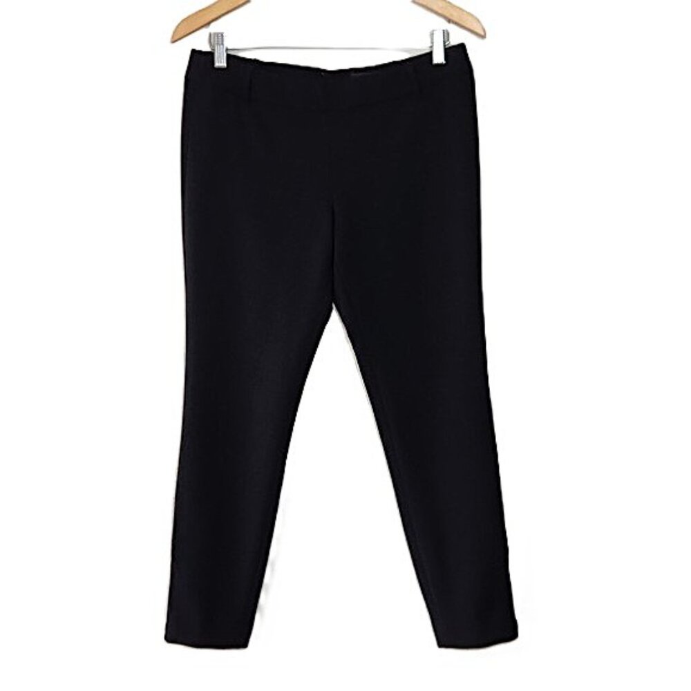 J. Crew Women's Black Wool Blend Trousers size 6 Neutral Minimalist Capsule